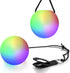 LED Poi Ball Swirling Light Rave Toy, Set of 2, Color Changing