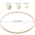Baby Mobile DIY Kit - Nursery Wooden Frame Mobile Crib Bed Bell Ceiling Wind Chime Hanging DIY Frame Ornaments Handmade