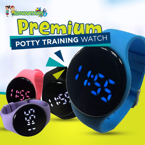 Premium Potty Training Watch - Toilet Training Timer - Rechargeable Water Resistant Digital Watch Reminder to Go