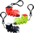 ArtCreativity Light-Up Train Backpack Clips with LEDs and Sounds, Set of 3,