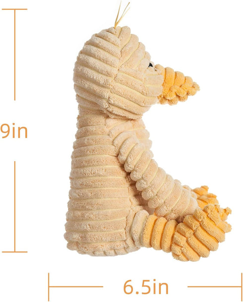 9 Inches) Apricot Lamb Toys Plush Corduroy Duck Stuffed Animal Soft Cuddly Perfect for Child (Corduroy Duck