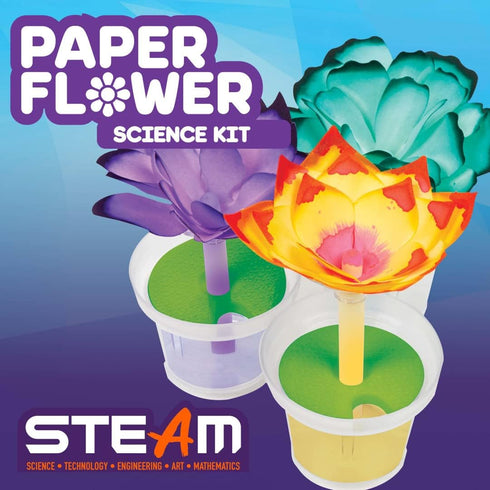 Crayola Paper Flower Science Kit, Color Changing Flowers, Gift for Kids Ages 7-10