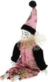 Clown Doll Halloween Decoration, 9-inch Clown Man Doll for Christmas, Birthday Gift