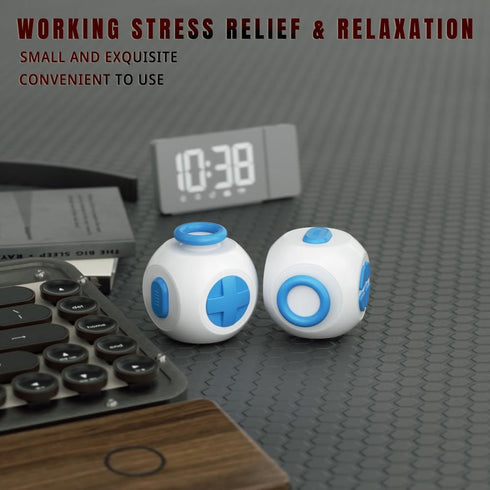Evnojy Fidget Toys Fidget Blocks Fidget Pads Stress Fidget Block Twisty Fidget Toy Cube Anxiety Toy Infinite Cube
