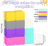 Foam Blocks for Toddlers, Colorful Soft Building Blocks for Kids, 12 Pieces