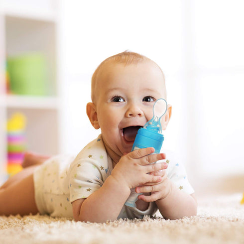 2 0-24 Pieces Silicone Baby Spoons Baby Feeding Spoon with Standing Base for Infant Months Dispensing and Feeding
