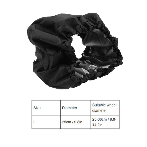 4 Pcs/Set Black Stroller Wheel Protection Covers for Child Kid Baby Jogger Wheels