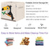 CLCROBD Foldable Animal Cube Storage Bins, Fabric Toy Box/Chest/Organizer for Kids Nursery, 13 inch (Toucan)