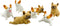 7 Pcs Dog Squishies Toy Set, Stress Balls for Kids and Adults, Animal Puppy Stress Relief Squeeze Toys