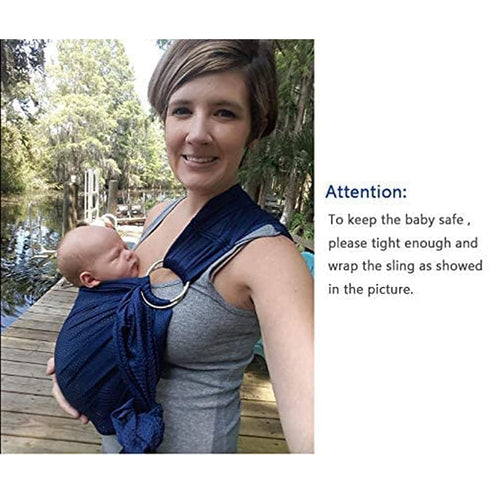 Summer Swimming CUBY Water Baby Sling Carrier Lightweight Breathable Mesh Baby Wraps Carrier Adjustable Ring Sling