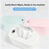 Generic Baby Wipe Warmer,Portable Large Capacity Wipes Warmer Dispenser with LED Display,USB Powered,with Temperature