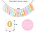 SYESQL 1st Rainbow Birthday High Chair Banner - Girl Highchair Banner, First Tutu Banners, Ice Cream Birthday Party