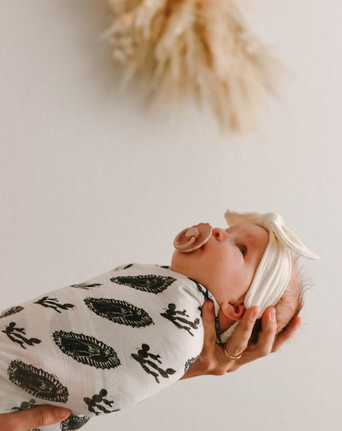 Our Lady of Guadalupe Baby Swaddle Blanket - Perfect for Newborns
