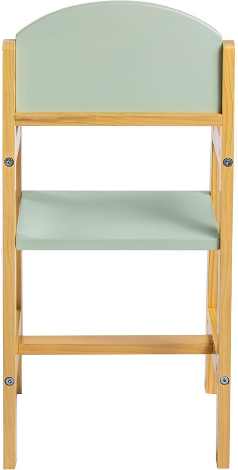 JC Toys Parfait Collection - Deluxe Wooden Doll Toy High Chair for Dolls and Stuffed Animals up to 20"