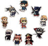 Wildforlife Fate/Grand Order FGO April Fool's Art, Cute Chibi Reusable Vinyl Stickers, 43 PCS
