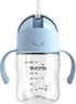 Evorie Tritan Weighted Straw Sippy Cup with Handles for Baby and Toddlers,