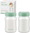 Breastmilk Storage Bottle Compatible with Spectra S1/S2/SG/9Plus /Motif Luna Flange, 6oz Wide-Neck