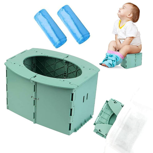 ZHZCJB Portable Potty for Toddler,Travel Potty for KidsTravel Potty for CarApply toCamping, Tourism,