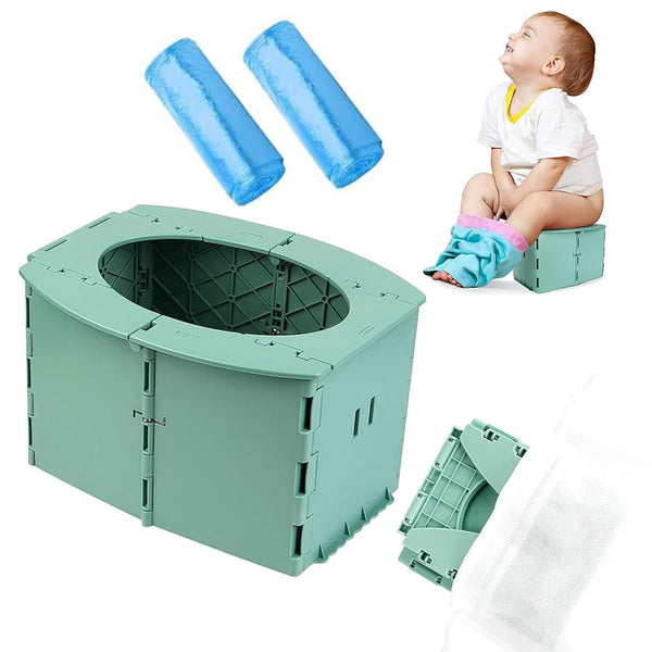 ZHZCJB Portable Potty for Toddler,Travel Potty for KidsTravel Potty for CarApply toCamping, Tourism,