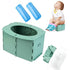 ZHZCJB Portable Potty for Toddler,Travel Potty for KidsTravel Potty for CarApply toCamping, Tourism,