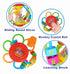 HOLA Baby Toys for 0-12 Months: Rattle Toys, Activity Ball, Shaker Grab Spin Crawling Toys for Infants