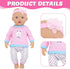 4 Sets Baby Doll Clothes for 14-18 Inch Dolls, Fashion Clothes Dresses and Accessories for New Born Baby Dolls