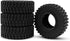 4Pcs 1.0" Tires Soft Rubber Tires for 1/18 TRX4M Defender 1/24 Axial SCX24 Deadbolt Bronco RC Crawler Car (C Style)
