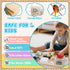 LNCOJOLM 3 4 5, Busy Board for Toddler Kid Early Development, Fidget Sensory Learning Motor Skills Montessori Toy