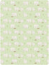 miaozhen 1 Pack 52x28 Cotton Baby Crib Sheets Soft Comfy Cute White Animal Elephants Green Muslin Crib Bedding