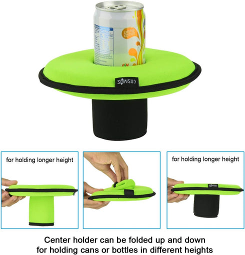 CM Neoprene Floating Drink Holder, Floating Coaster Pool Beverage Float Cup Holder for Hot Tub Outdoor Water Fun (1 Pc