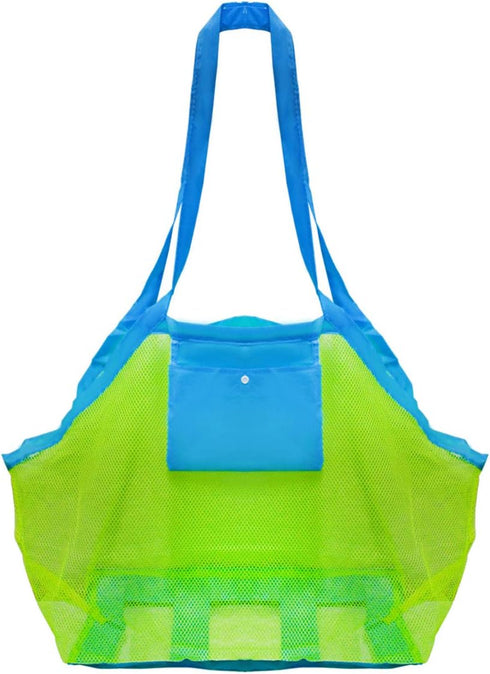 Extra Large Mesh Beach Toys Bag, Sand Tote Bag Storage for Children Toys, Perfect for Organizing Kids Sand Toys