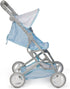 18" 3+ JC Toys - Berenguer Boutique | Fashionable Stroller with Canopy and Storage | Simple Folding |Blue Accessory
