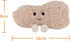 Apricot Lamb Peanut Plush Stuffed Animals, Soft Cute Toys for Baby Girl and Boy, Fluffy Brown 6.7 Inches