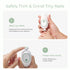 Momcozy Trimmer 7 Baby Nail File Electric, Gentle Baby Nail Electric, Baby Nail Clipper with Night Light, Grinding Head