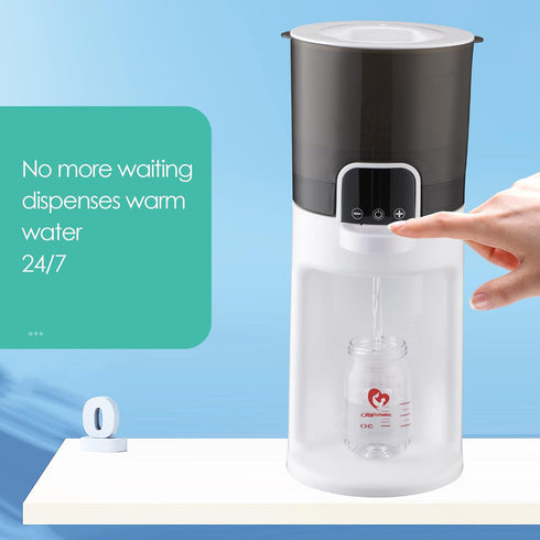 Cleaning,24/7 Temperature(Dark,110V Bellababy Instant Baby Bottle Warmer,Warm Water Dispenser for Making Formula Bottle