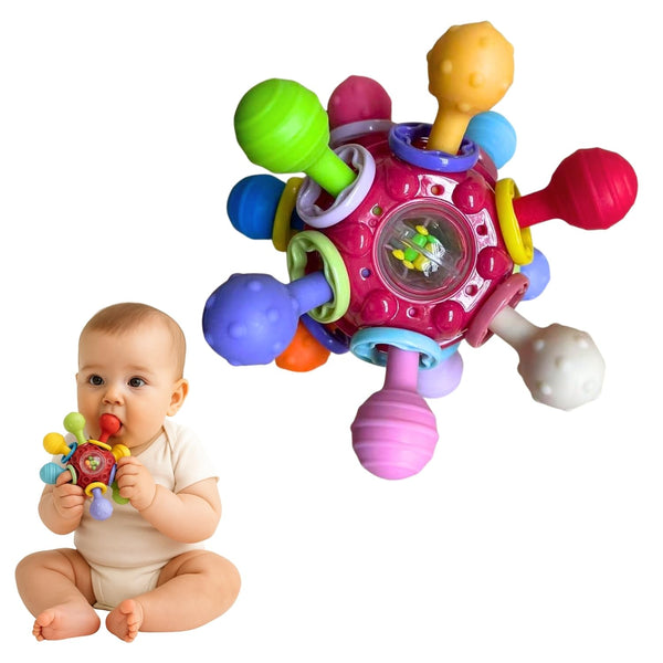 Baby Montessori Sensory Toys for 0-6 6-12 Months, Baby Teether Teething Toys