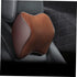 Mesh Car Headrest Pillow Memory Foam Neck Cushion for Comfortable Driving Breathable Design Prevents Neck Pain Coffee