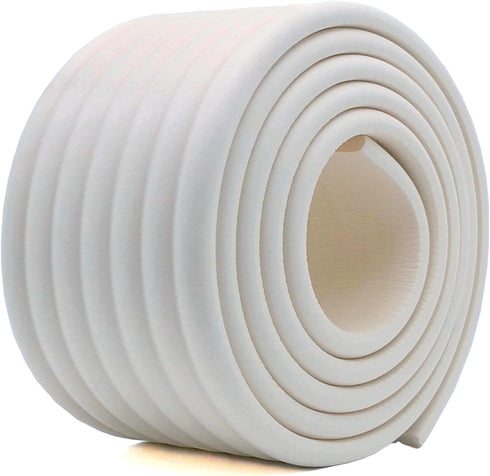 M2cbridge Multifunctional Edge and Corner Guard Coverage, Baby Safety Bumper, DIY 6.5 Ft (Rice White)