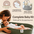 Generic BEBENOVA Baby Changing Basket with Waterproof Pad, Baby Diaper Caddy Organizer, Blanket & Cotton Bag, Portable