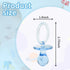 50 2.75 Inch Pieces Baby Pacifier Baby Shower Plastic Pacifier for Baby Shower Pacifier, Baby Shower Gender Show Party