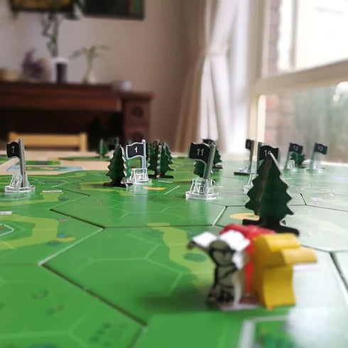 18 Holes: Second Edition Base Game - Compete to Create a Golf Course, Seabrook Studios, Ages 14+, 1-5 Players