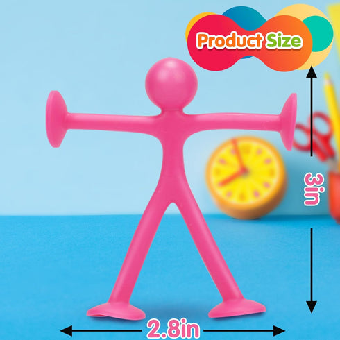 Suction Toys Sensory Fidget Toys for Kids - 21 Pack Creative Bath Toys for Toddlers, Fidget Travel Toys