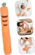Comfortable Carrot-Shaped Pillow for Lumbar Support - Ideal for Pregnant Women