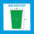 Re-Play Kids Dinnerware Set, Navy Blue, 10 oz. Open Cup, 7" Flat Plate, 12 Oz. Bowl, Fork & Spoon