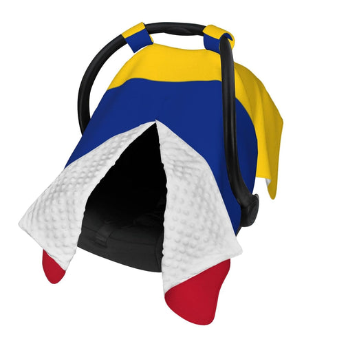 CQMZJHU Colombian Flag Baby Car Seat, Rain Shelter, Multifunctional Nursing Cover for Newborns,