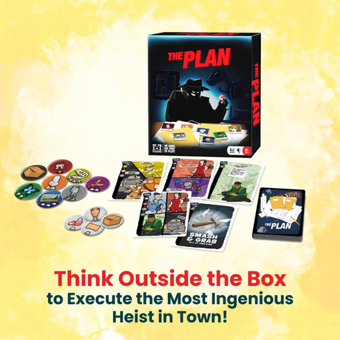 R&R Games The Plan - Strategic Heist Card Game for Kids and Adults