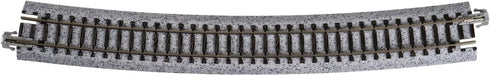 Kato 718mm (28 1/4") 15-Degree (4-Piece) USA Model Train Products Unitrack, Radius Curve Track