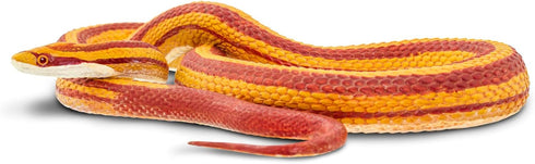Safari Ltd. Corn Snake Figurine, Lifelike 5.25" Model Figure, Educational Toy for Kids Ages 3+