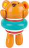 Hape Kids Little Splashers Swimmer Teddy - Wind-Up Bath Toy