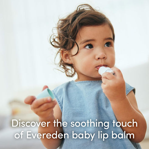 Evereden Baby Lip Balm, 0.13 oz, Clean Baby Care, Non-toxic and Fragrance Free